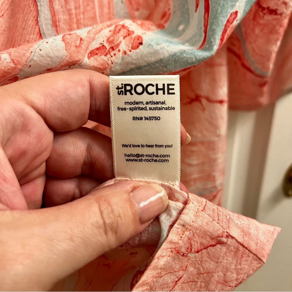 St. Roche Organic Cotton Voile Top, NWT - Picture 6 of 11